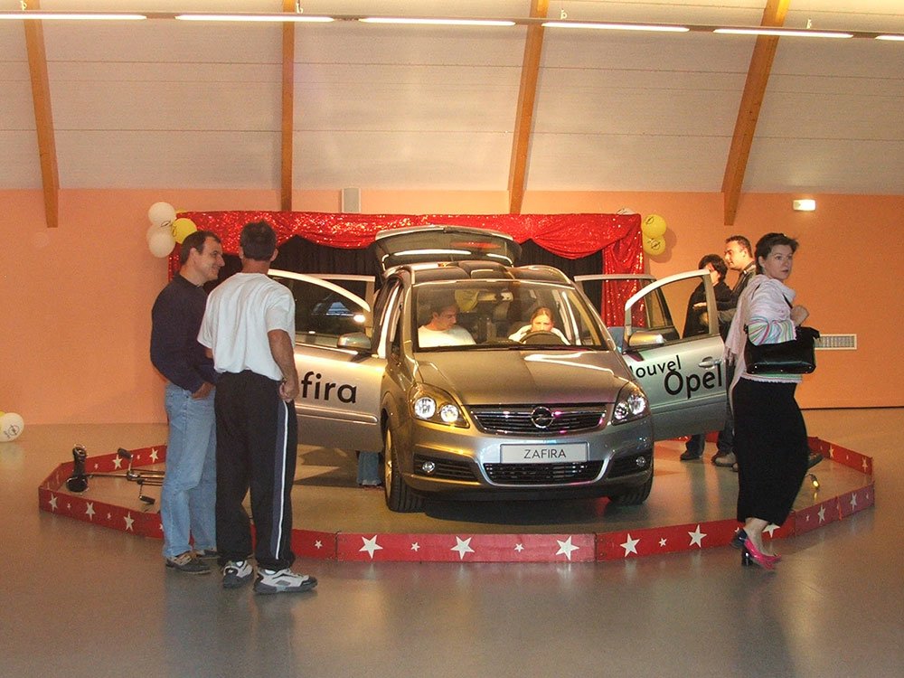 Lancement automobile Opel Zafira