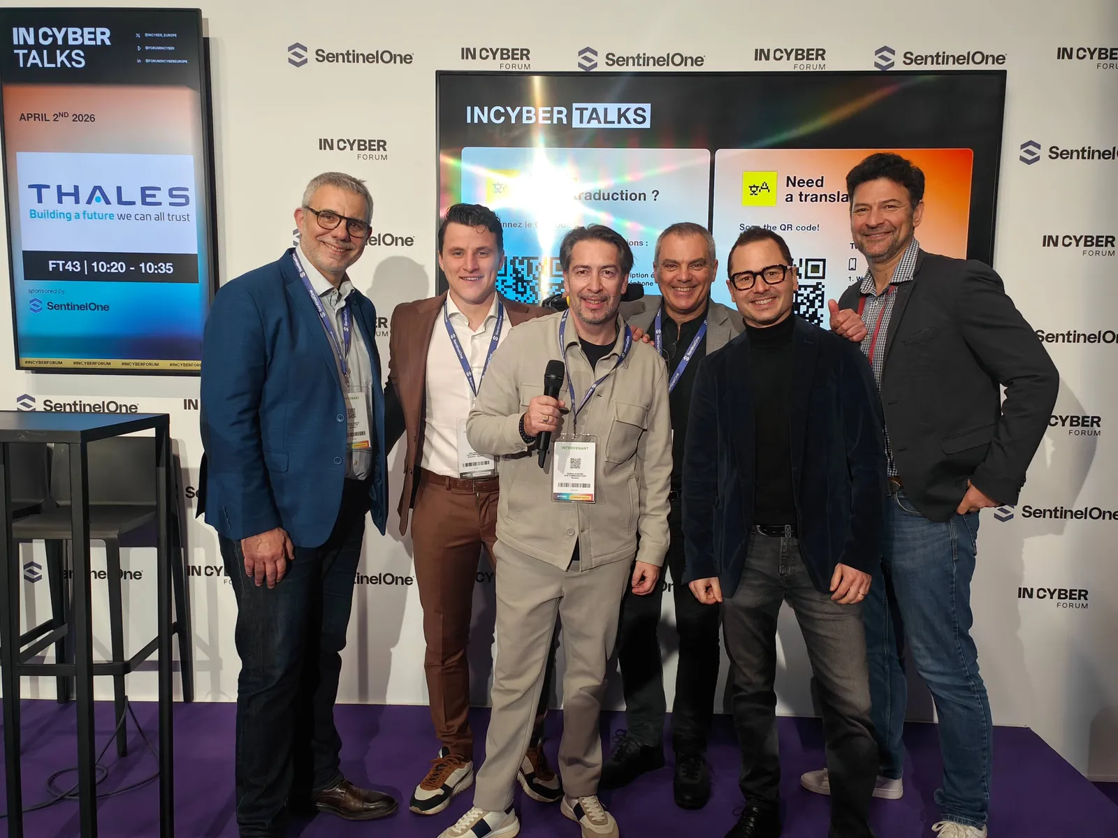 L'équipe d'animateurs d'ACE Communication à l'InCyber Forum 2026